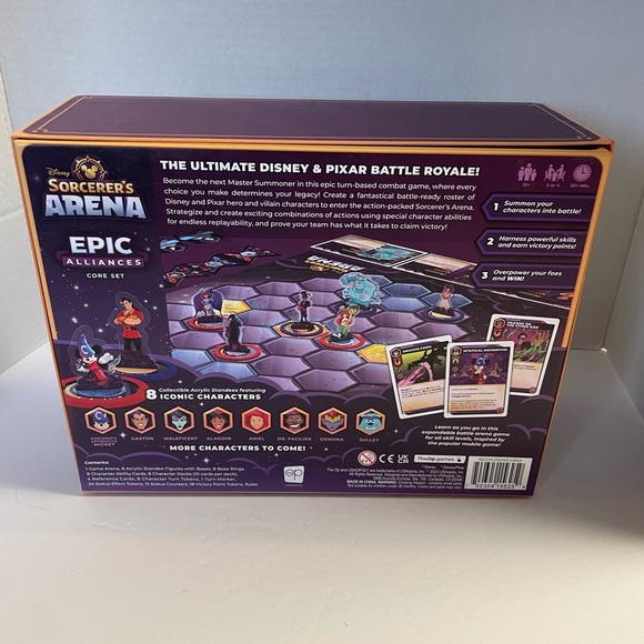 Disney Sorcerer's Arena: Epic Alliances Core Set | Strategy Board Game Complete - Picture 2 of 6